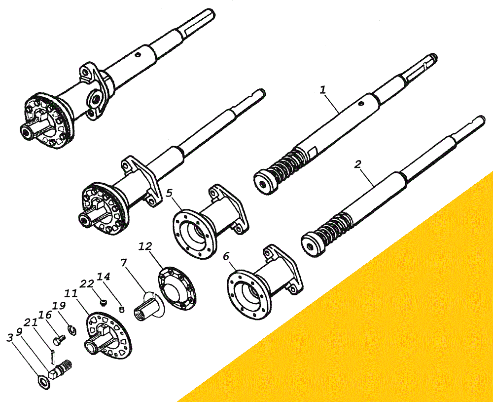 купить Механизм включения низшей передачи раздаточной коробки 65111 / ПАО КамАЗ / с разбора