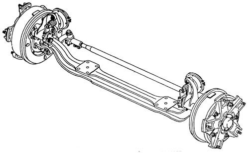 купить Ось передняя 5320 с тормозами в сборе ( самосбор )