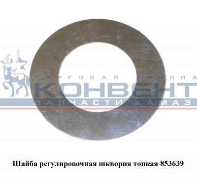 заказать Шайба регулировочная шкворня ТОНКАЯ 0,25мм / ПАО КамАЗ купить Шайба регулировочная шкворня ТОНКАЯ 0,25мм / ПАО КамАЗ